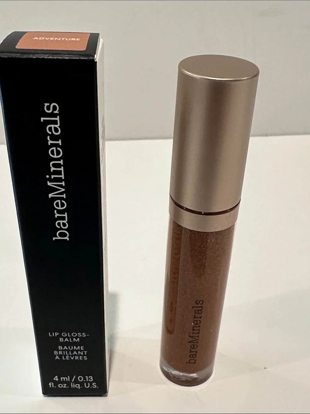 Bare Minerals Lip Gloss-Balm - Color:Adventure